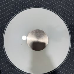 14.5” Flush Mount Ceiling Light – Modern Glass – $20