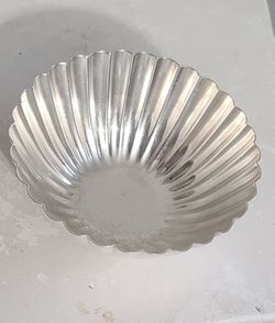Reed & Barton MCM 1850 Fluted Dish 5.5" Diameter 2.5" Tall