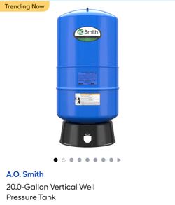 A.O. Smith 20.0-Gallon Vertical Well Pressure Tank
