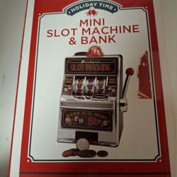 Vintage slot machine bank
