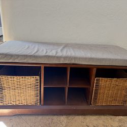 Wooden Storage Bench