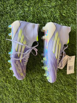 Womens 5 adidas F50 Sparkfusion Elite Mid FG AG Soccer Cleats Violet JH7648