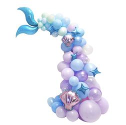 Garland Balloons Mermaid  ( 84 pieces)