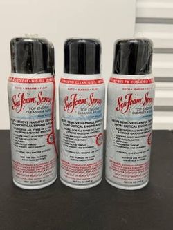 3 Sea Foam Engine Cleaner and Lube Sprays 12oz cans, Retail's for $12.99 each