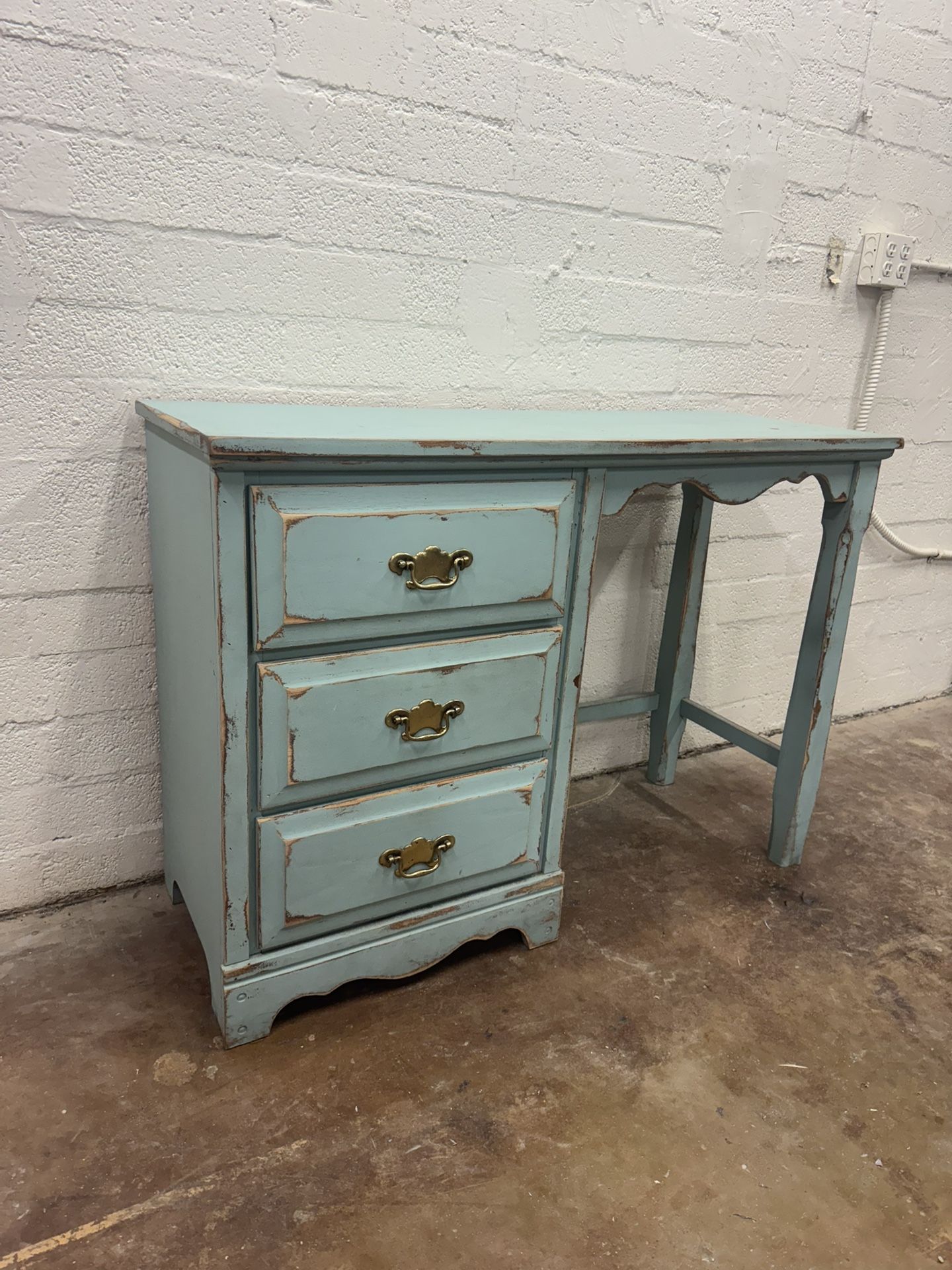 Small French Eggshell Dresser.