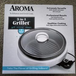 3-in-1 Grillet...Grill.Simmer.steam