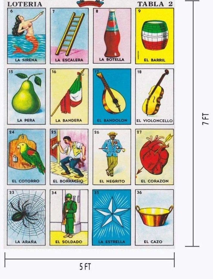 Loteria Banners. For Fiesta Party Theme