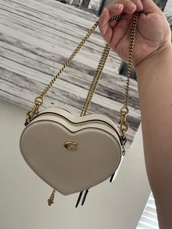 Mini Coach Heart Shaped Crossbody Bag