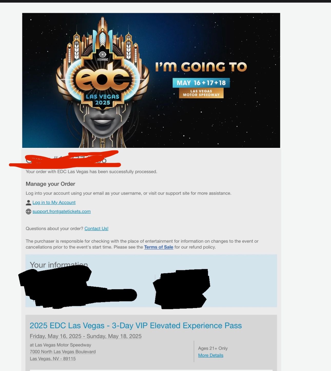 EDC Las Vegas VIP tickets 2025 