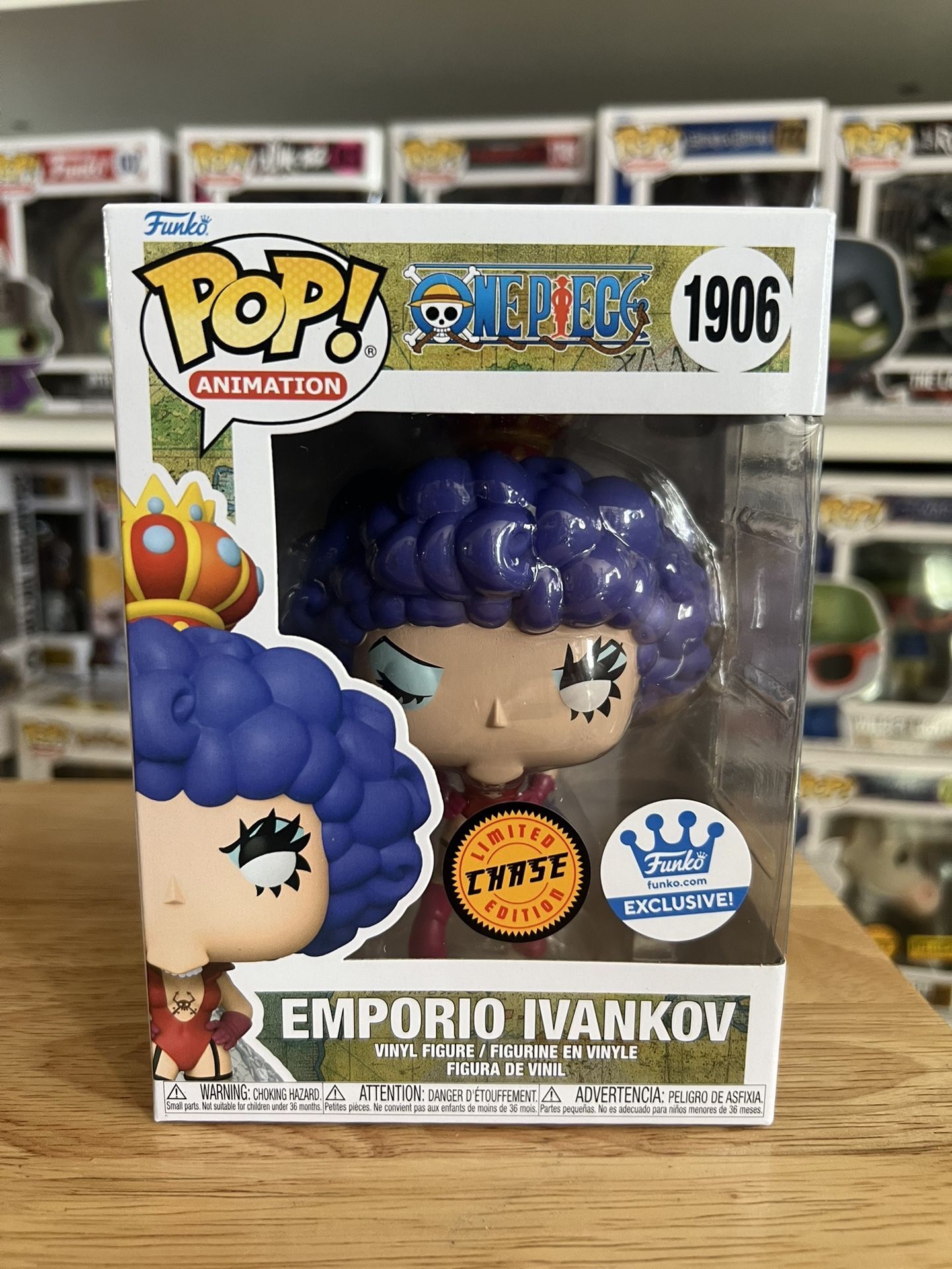 CHASE LIMITED EDITION EXCLUSIVE Emporio Ivankov One Piece Funko Pop #1906 Anime