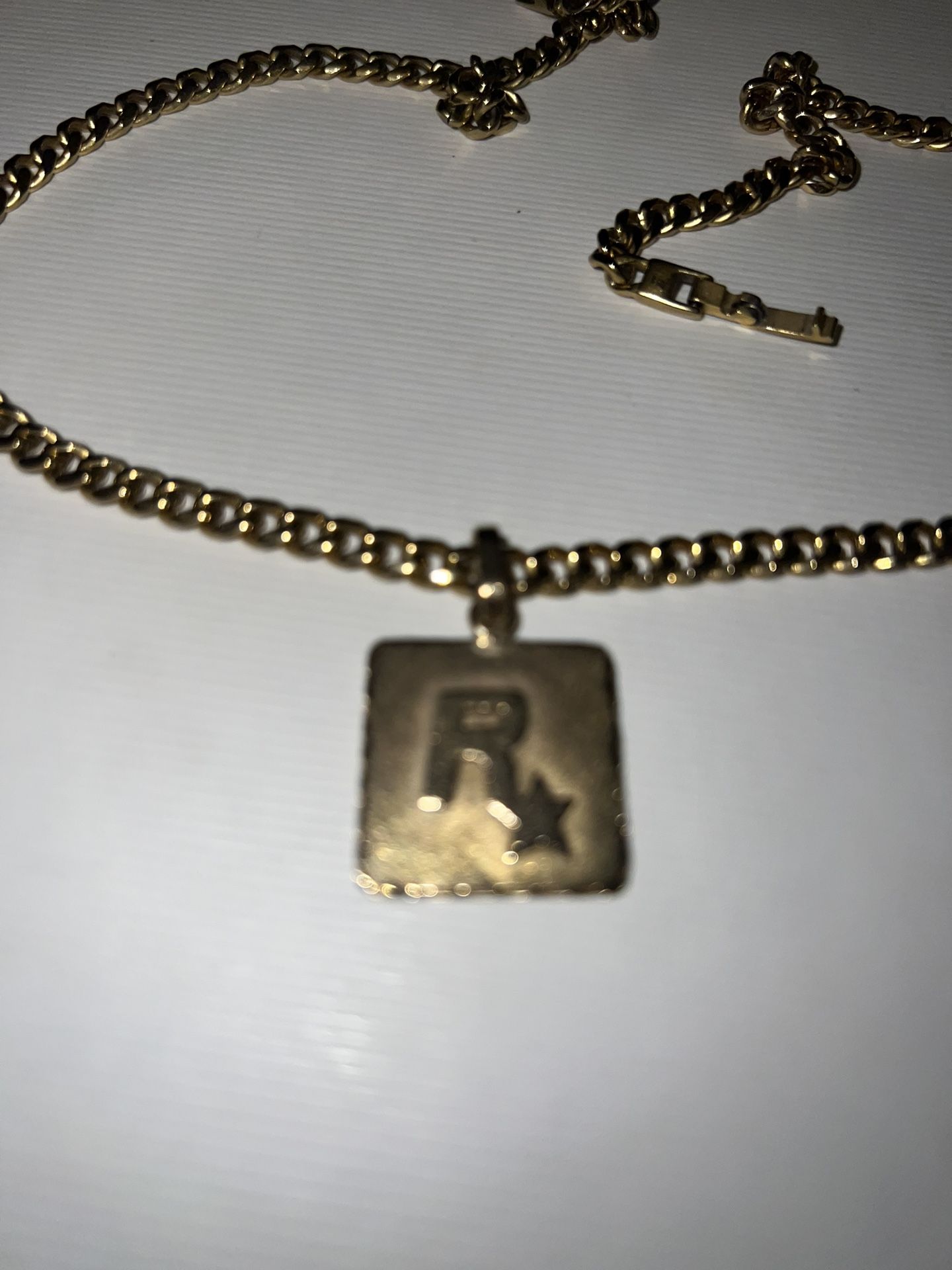 Rockstar Games 10k Solid Gold Custom Pendant