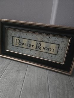 Kirkland "Powder Room" Sign