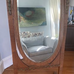 Chevalier Antique Wood Mirror 