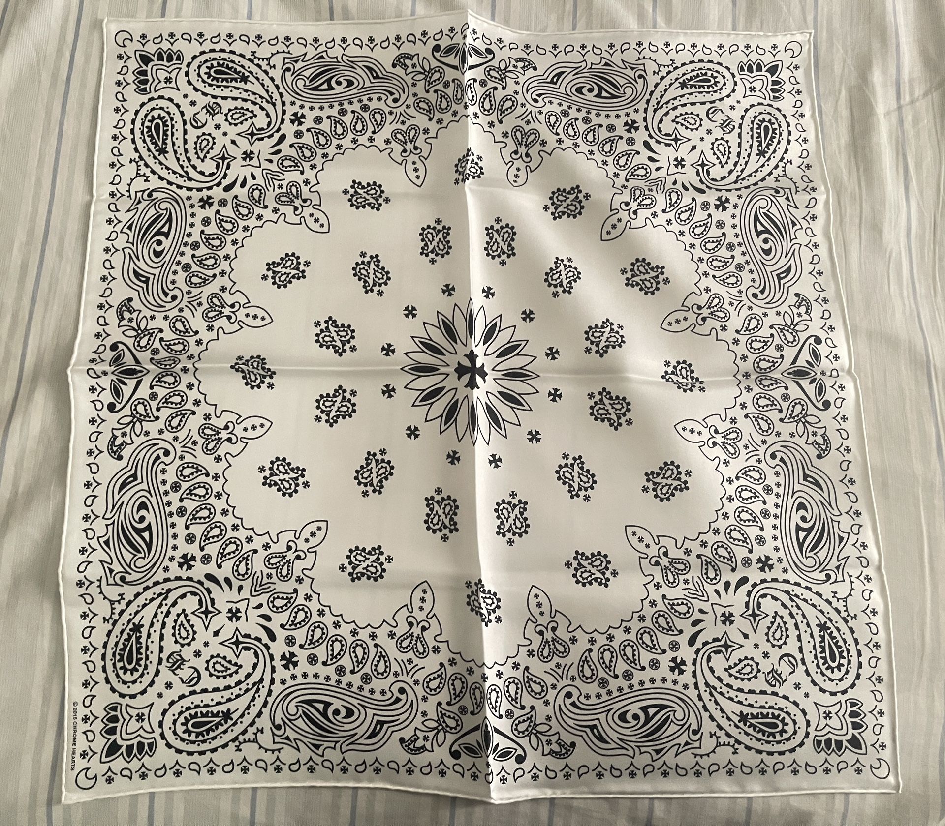 Chrome Hearts White Bandana Silk 