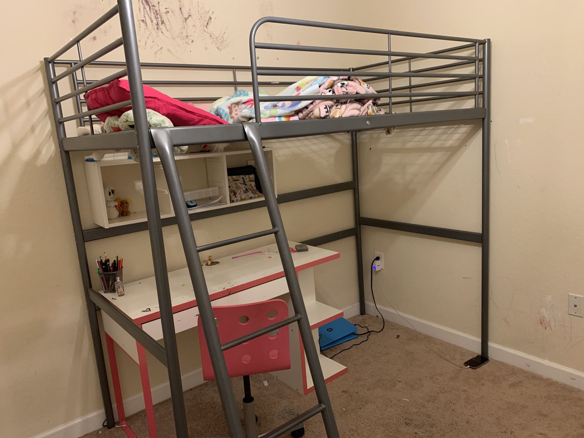 Twin loft bed (bed only)