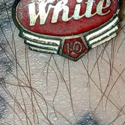 Vintage Pin White 10 Sterling W.G.B
