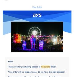 Coachella 2026 Weekend 1 Pass For Sale 