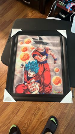 DRAGONBALL FRAMED  3D 15  X 11.25w