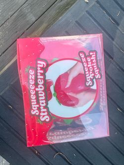 Squeeeeze Strawberry Squishy Toy