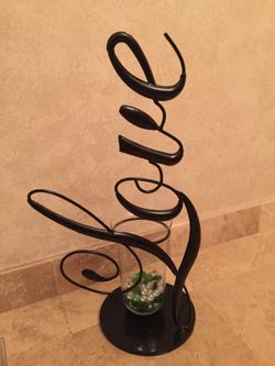 Flower stand with vase included