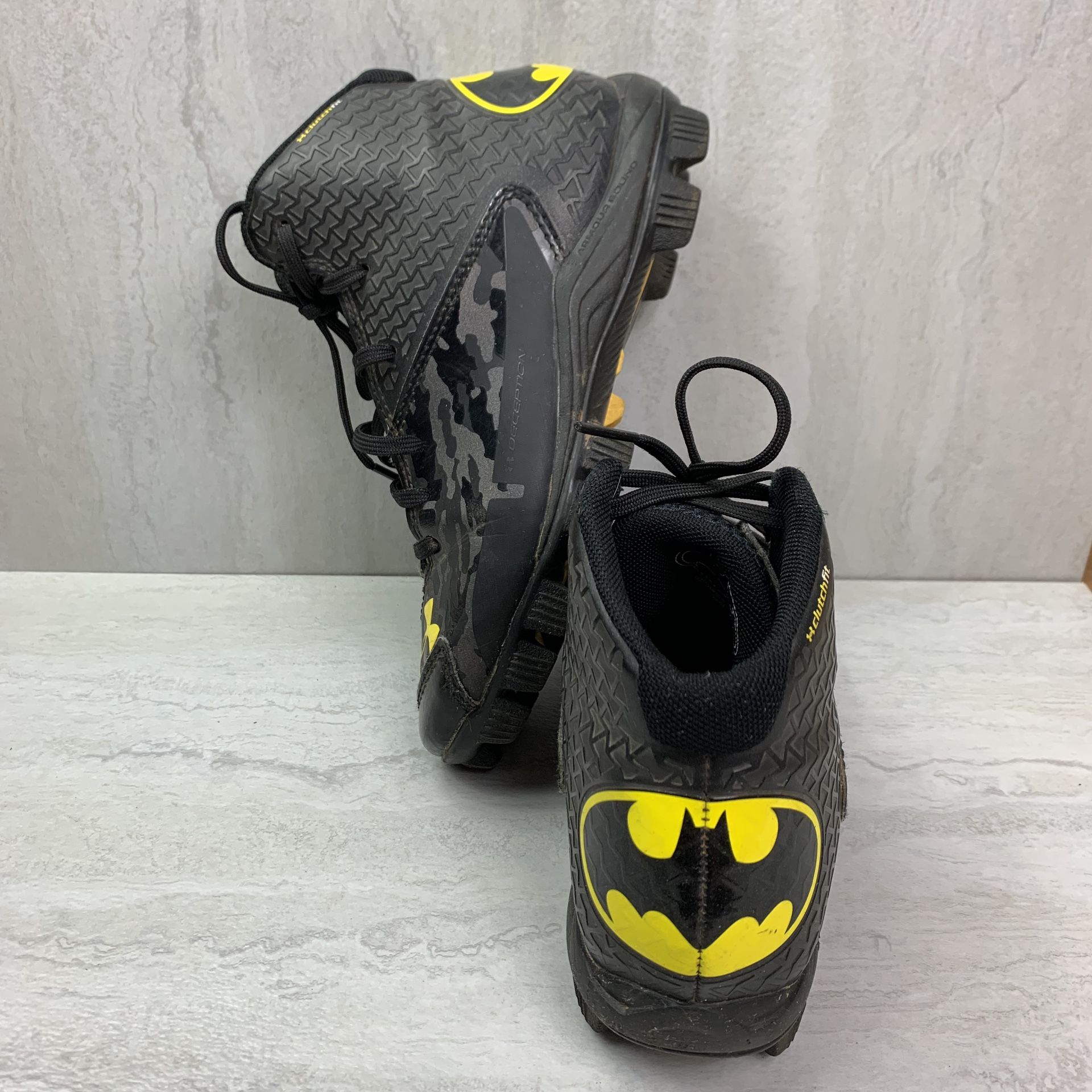 Batman cleats size 2 youth