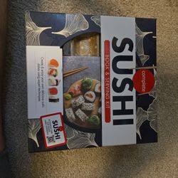 Sushi Book And Serving Kit