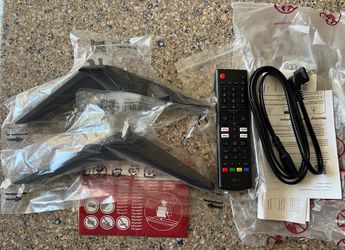 65” LG : New- unopened: stand, remote conrol & electrical cord- no TV   cord