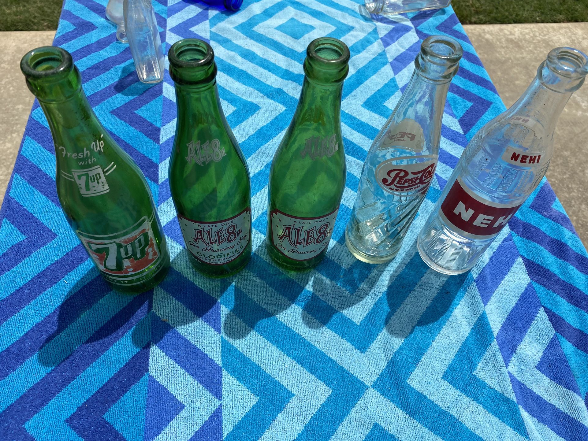 Antique Soda Bottles