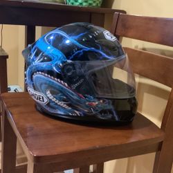 Motorcycle Helmit By Shoei Size Large