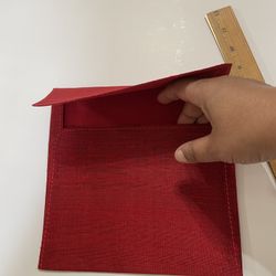 Red Fabric Envelope
