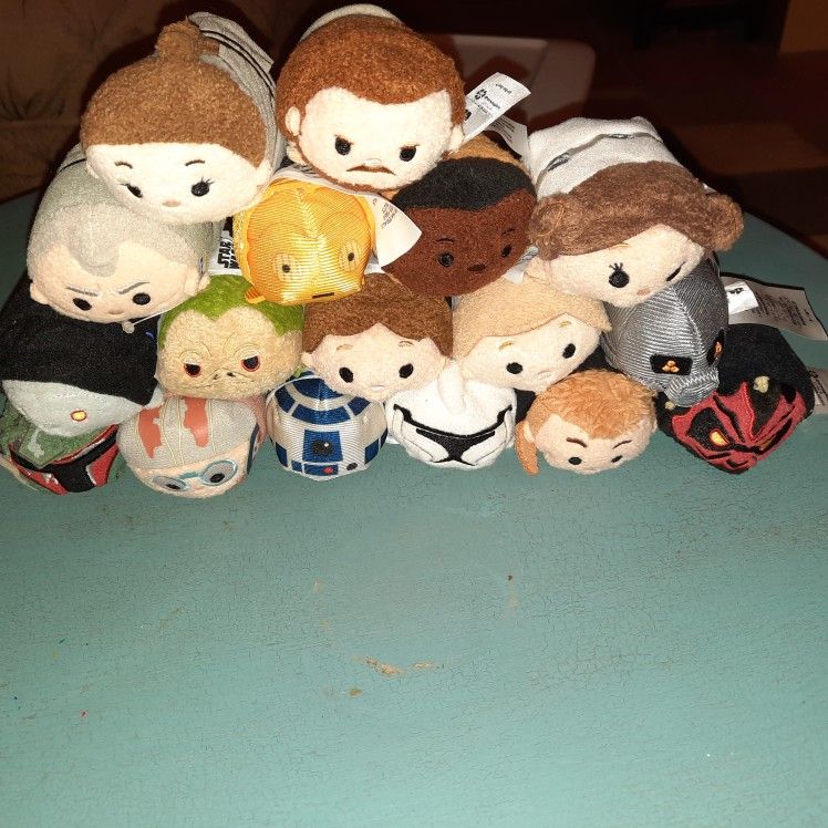 17 Star Wars Tsum Tsum Mini Plushies