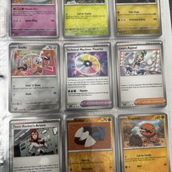 5 Pokemon Card  Pages Front & Back