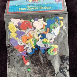 Foam Number Stickers-NEW