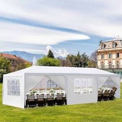 10x30 wedding party tent outdoor canopy tent with 8 side walls white FOR SALE