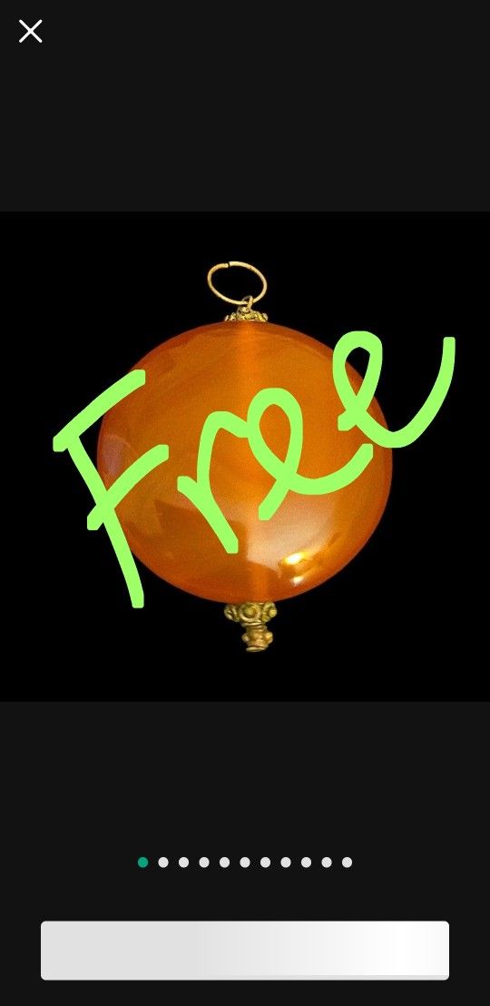 DIY beads Crafts , Orange Free