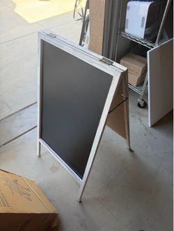 A frame wooden folding rustic white