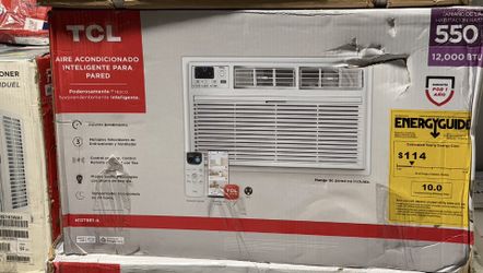TCL 12,000 BTU  115V Smart Through the Wall Air conditioner H12T9E1-A