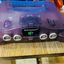 Nintendo N64 Console Purple