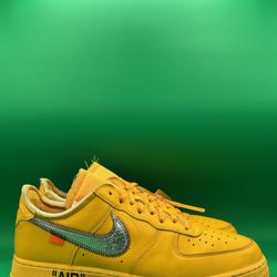 Nike Air Force One “Off White Lemonade ICA” Size 11.5 OG Box