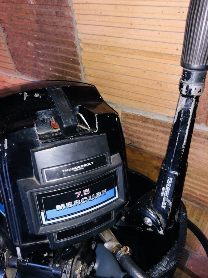 7.5 HP MERCURY OUTBOARD THUNDERBOLT