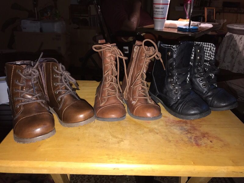 Girls boots toddler size 8