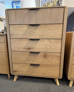 Beautiful Light Blonde Dresser Chest Mid Century Modern Style Mcm