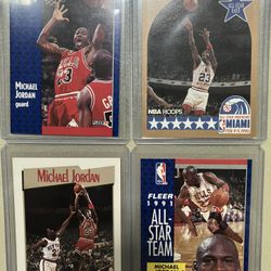 Michael Jordan 1990-91 Card Lot VG-EX 