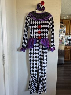 Carnival Clown Halloween Costume 