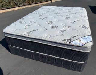 King Orthopedic Bamboo Pillow Top!•••