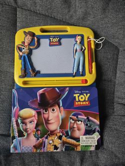 Preowned Pixar Toy Story Magnetic Drawing Book