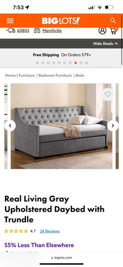 Daybed w/XL Cooling Memory Foam Mattress + Mattress Pad