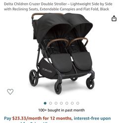 Delta Double Stroller 