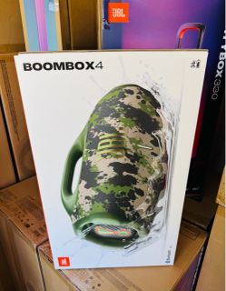 🔊 JBL BOOMBOX 4 - NUEVA EN CAJA SELLADA - 3 COLORES DISPONIBLES 🔊 La bocina más potente de JBL, recién salida! Tengo en: ✅ Squad / Camuflaje Militar