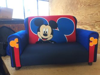 Mickey Mouse kids loveseat